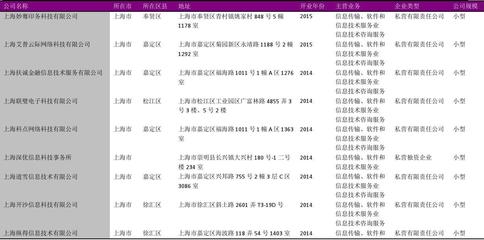 上海市信息技術咨詢行業2018版企業名錄深度解析